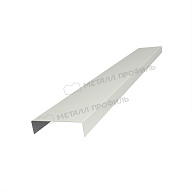 Планка декоративная на столб 40мм 20х42 х 2000 NormanMP (ПЭ-01-9010-0.5)